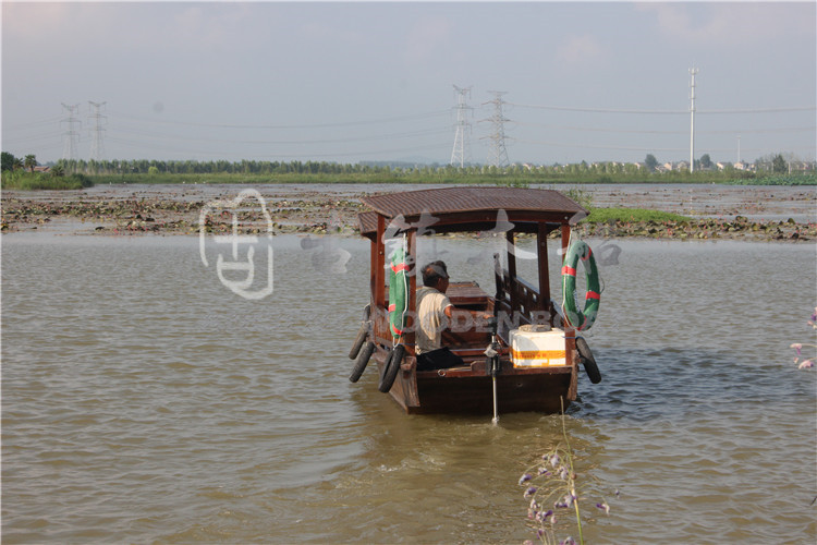 南京池杉湖7米高低蓬船