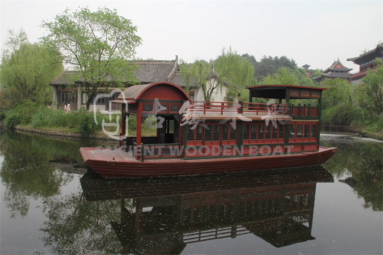 横店仿古画舫船