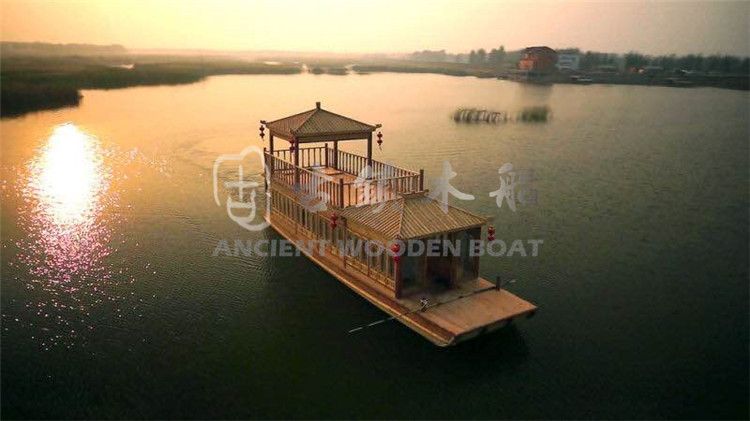 横店仿古画舫船