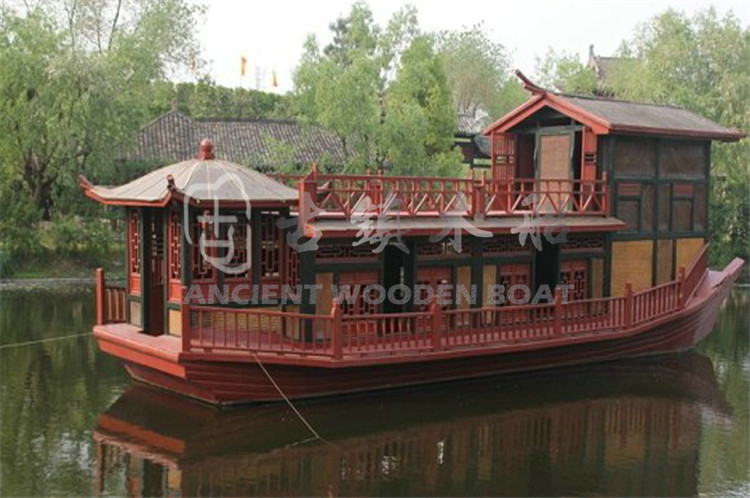 横店仿古画舫船