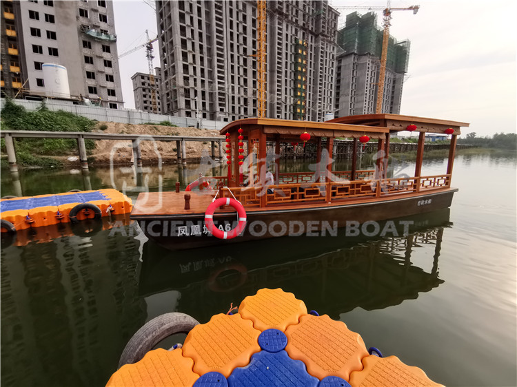 河北廊坊华美集团8米高低蓬船