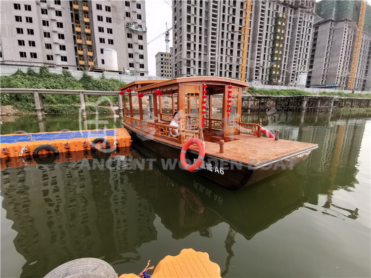 河北廊坊华美集团8米高低蓬船